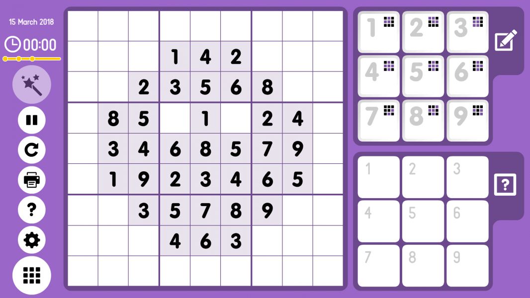 Level 2018-03-15. Online Sudoku
