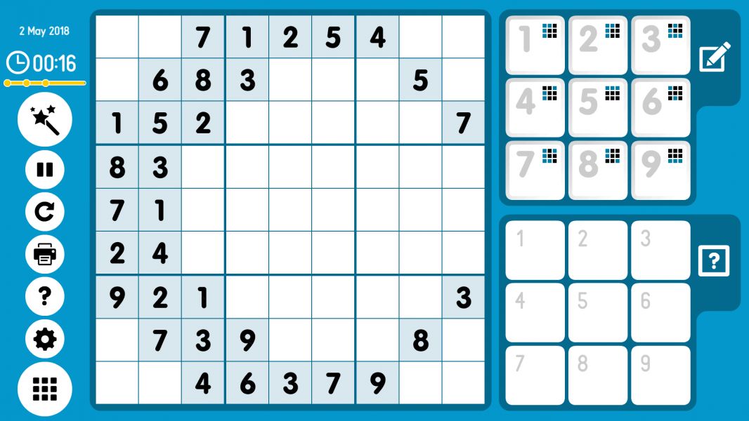 Level 2018-05-02. Online Sudoku