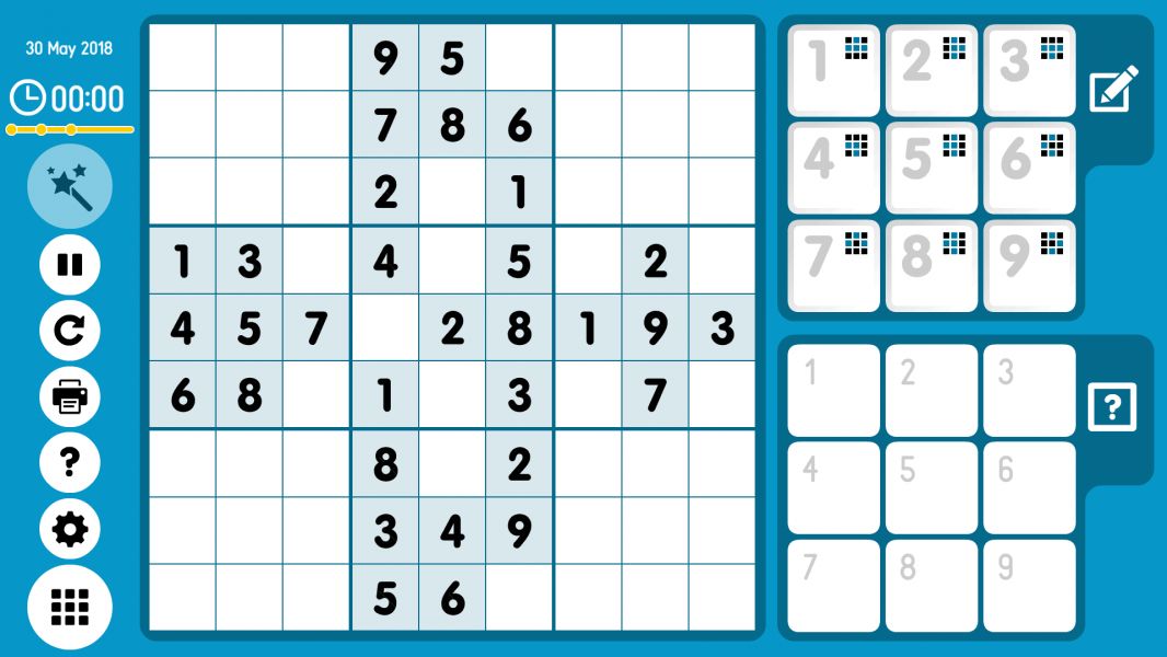 Level 2018-05-30. Online Sudoku
