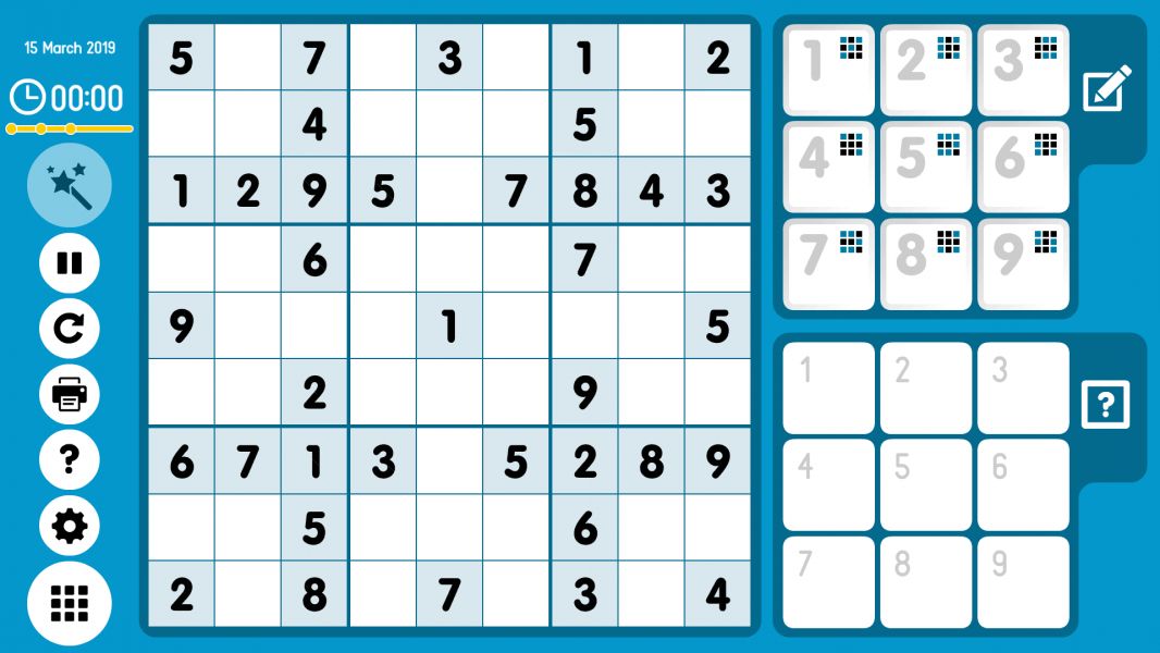 Level 2019-03-15. Online Sudoku