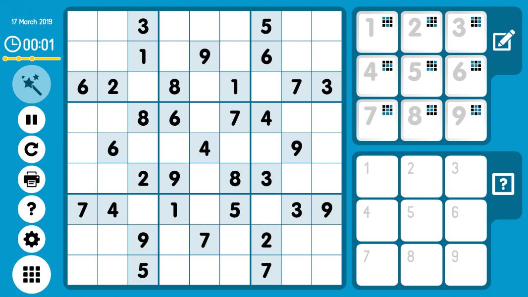 Level 2019-03-17. Online Sudoku