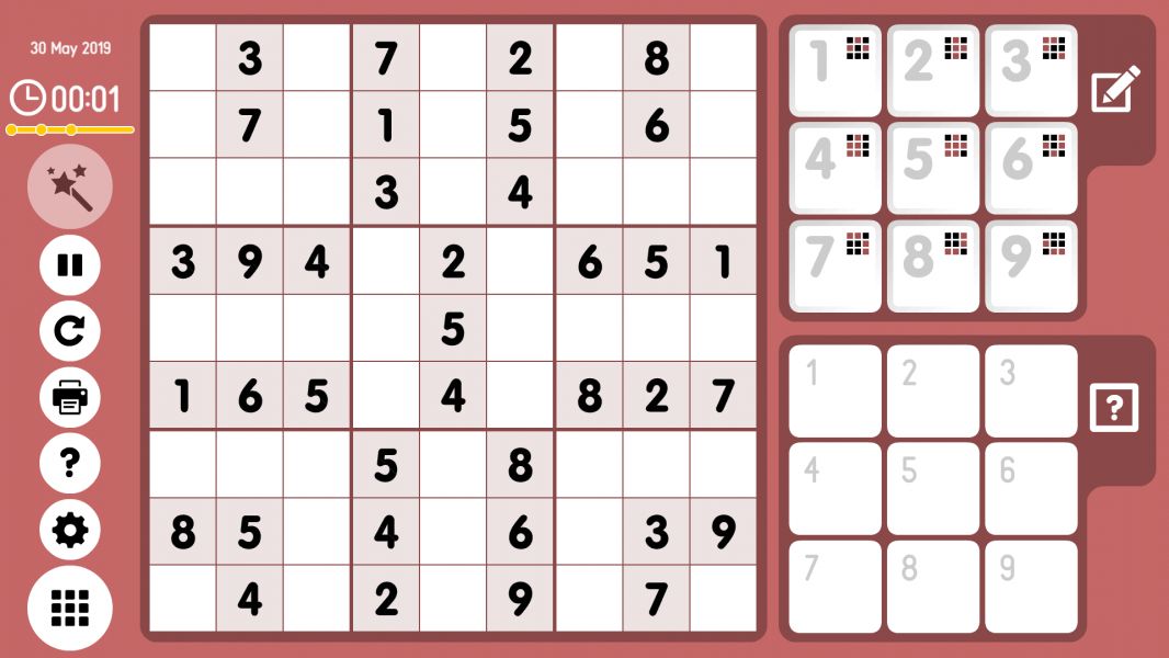 Level 2019-05-30. Online Sudoku