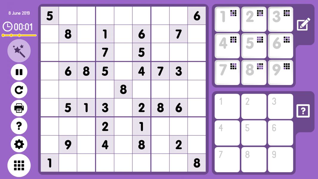 Level 2019-06-08. Online Sudoku