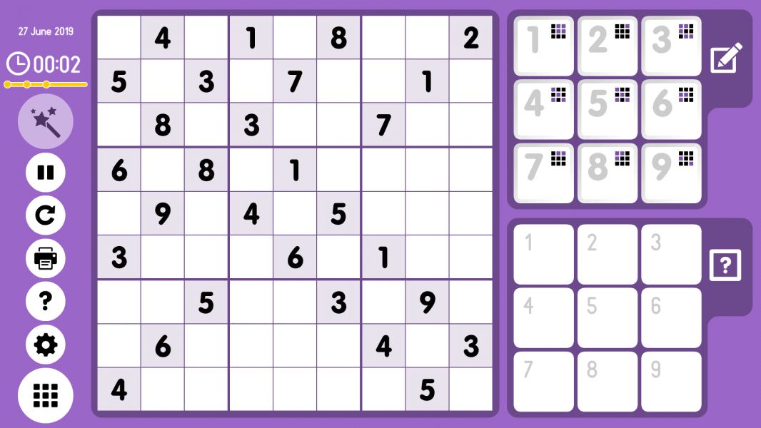 Level 2019-06-27. Online Sudoku